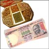 Cash - Rs. 3,001 with  Dry Fruit box - Click here to View more details about this Product